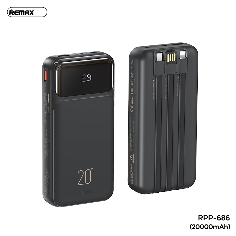 Pin Dự Phòng 2.1A REMAX RPP-686 20.000mah