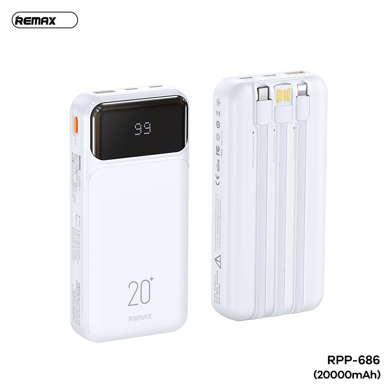 Pin Dự Phòng 2.1A REMAX RPP-686 20.000mah