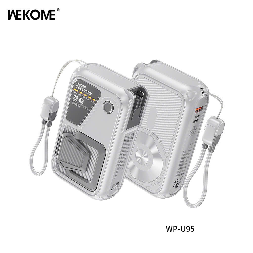 Pin Dự Phòng Sạc Nhanh 22.5W Wekome WP-95 20.000mah