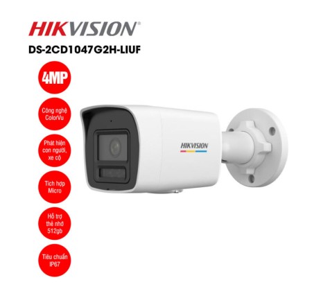 Camera Hikvision ip DS-2CD1047G2H-LIUF Chính Hãng