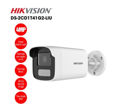 Camera Hikvision ip DS-2CD1T41G2-LIU Chính Hãng