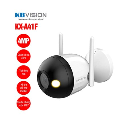 Camera Wifi 4mp Kbvision KX-A41F Chính Hãng