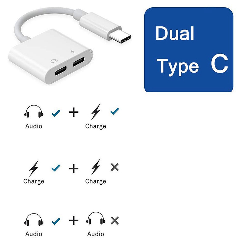 Cáp Chia Type-c Ra (2 đầu Type-c) GL053