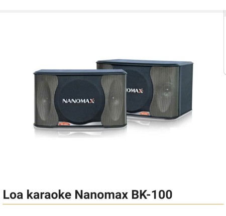 Cặp Loa Nằm Nanomax BK-100