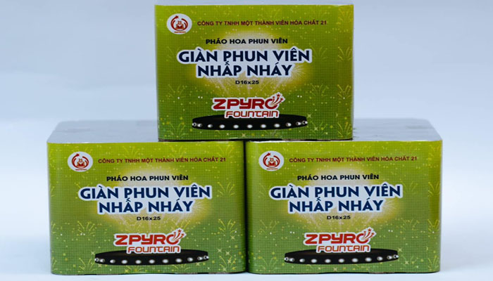 Pháo Hoa/Giàn Phun Viên Nhấp Nháy Z121 (DD) Có Giấy Cty Hóa Chất