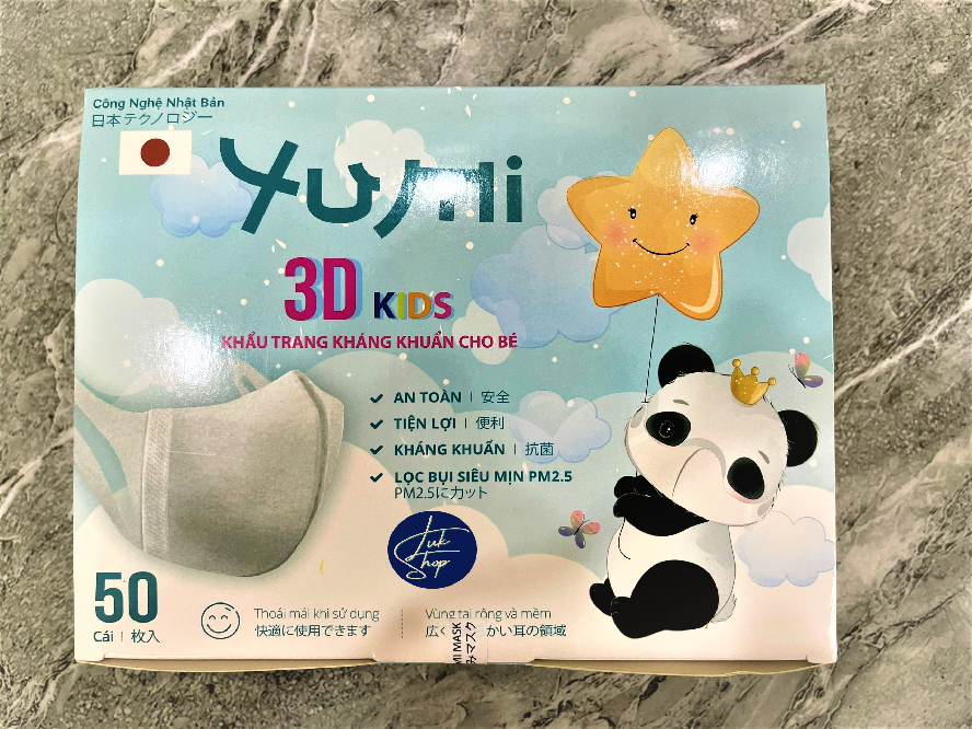 Khẩu Trang Nhật Bản YUMI (Hộp 50 Cái) Trẻ Em