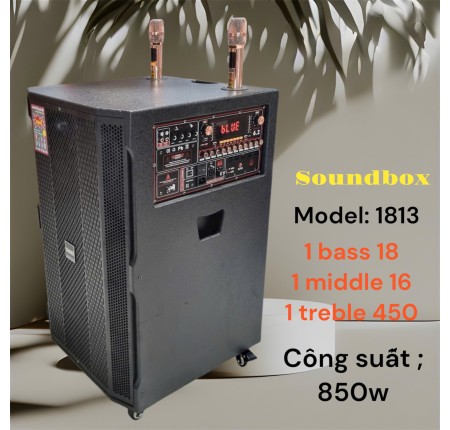 Loa Karaoke Soundbox 1813 Bass 50cm Công Suất 850w