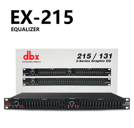 Lọc Tiếng Equalizer DBX 215 ( 1 Tầng )