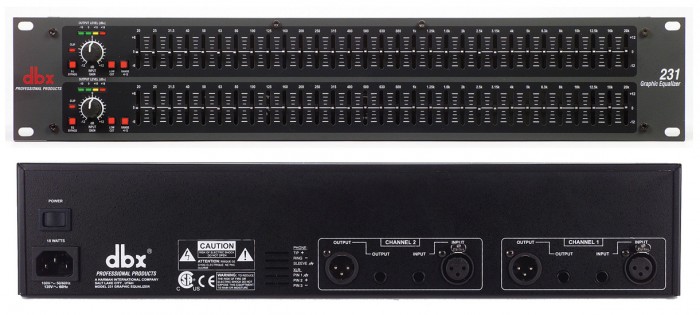 Lọc Tiếng Equalizer DBX 231 ( 2 Tầng )