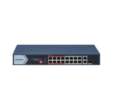 Switch Poe Hikvision 16 Port DS-3E1318P-EI/M