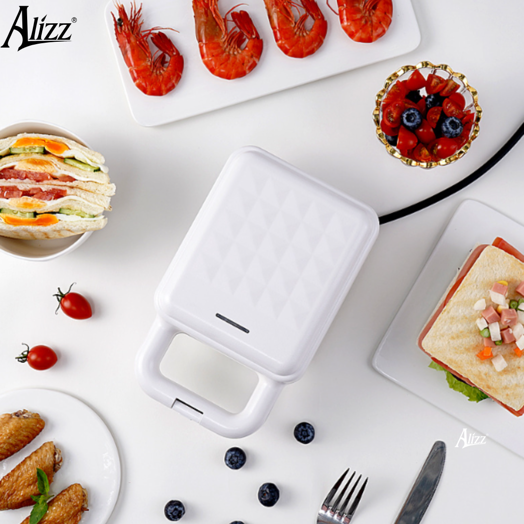 Máy Nướng Bánh Mì Máy Kẹp Bánh Mì Sandwich ALIZZ AL-13812