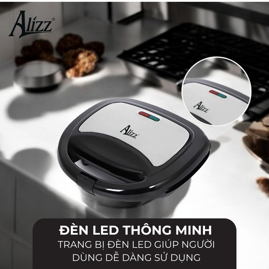 Máy Nướng Bánh Waffle ALIZZ AL-13881