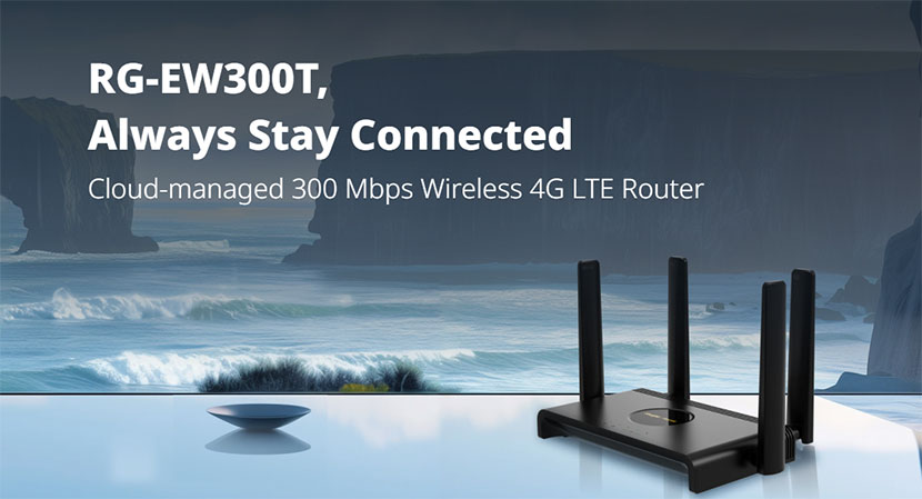 Router wifi 4G LTE Ruijie RG-EW300T N300/300Mbps