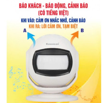 Báo Động Cảnh Báo Kawasan i18 (Khi Vào;Xin Chào--Khi Ra; Tạm Biệt--> Quý Khách