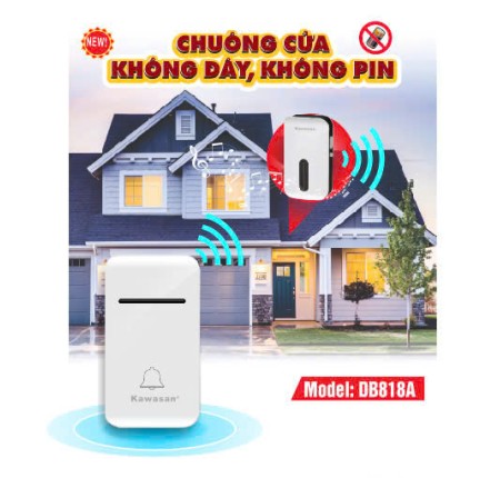 Chuông Cửa Không Dây Kawasan DB818A