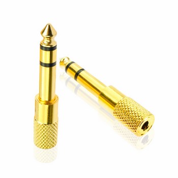 Đầu jack chuyển đổi âm thanh từ cổng 6.5mm cái sang cổng 3.5mm