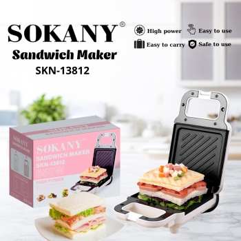 Máy Nướng Bánh Mì Máy Kẹp Bánh Mì Sandwich SOKANY SKN-13812