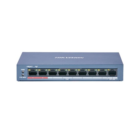 Switch Poe Hikvision 8 Port DS-3E0109P-E/M