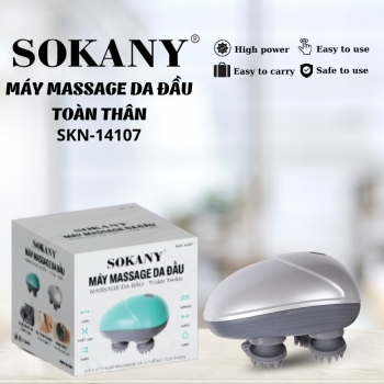 Máy Massage Da Đầu Và Toàn Thân Silicon SOKANY SKN-14107