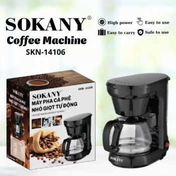 Máy Pha Cà Phê Nhỏ Giọt Tự Động SOKANY SKN-14106